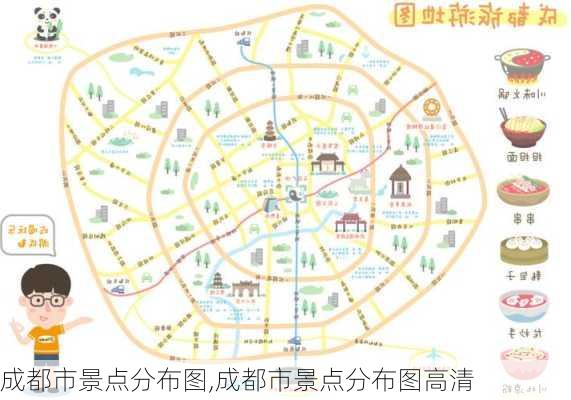 成都市景点分布图,成都市景点分布图高清