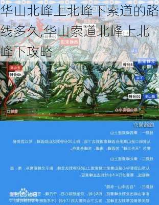 华山北峰上北峰下索道的路线多久,华山索道北峰上北峰下攻略