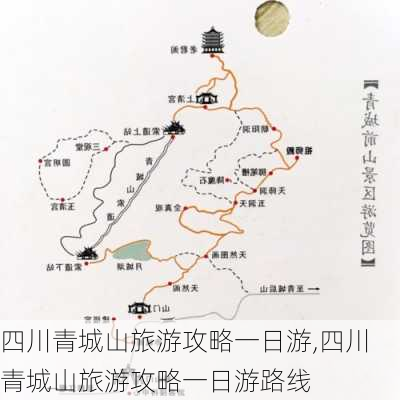 四川青城山旅游攻略一日游,四川青城山旅游攻略一日游路线