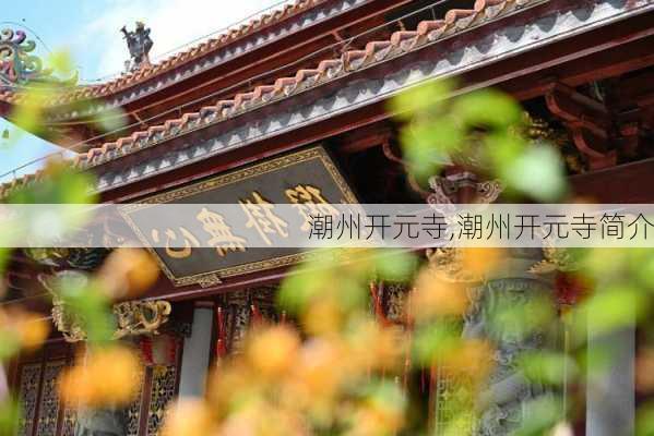 潮州开元寺,潮州开元寺简介