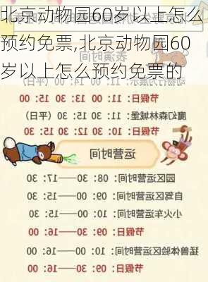 北京动物园60岁以上怎么预约免票,北京动物园60岁以上怎么预约免票的