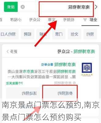 南京景点门票怎么预约,南京景点门票怎么预约购买