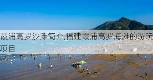 霞浦高罗沙滩简介,福建霞浦高罗海滩的游玩项目