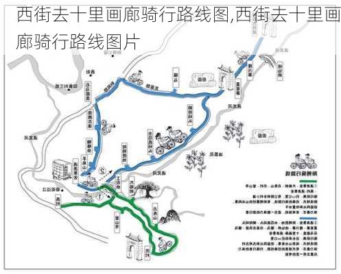 西街去十里画廊骑行路线图,西街去十里画廊骑行路线图片