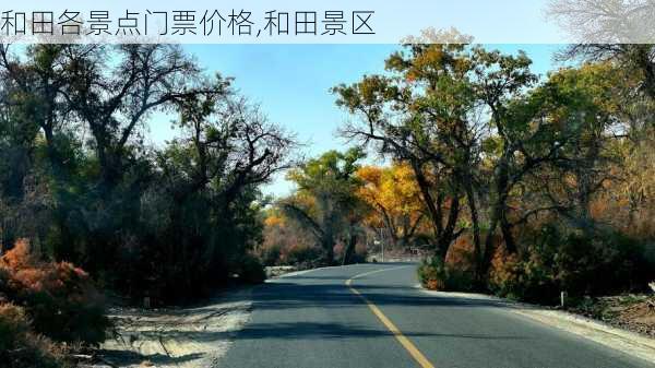 和田各景点门票价格,和田景区