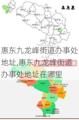 惠东九龙峰街道办事处地址,惠东九龙峰街道办事处地址在哪里