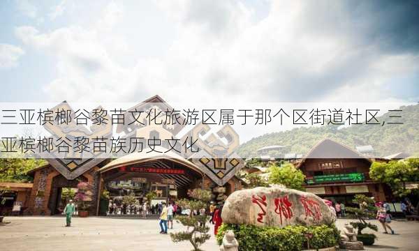 三亚槟榔谷黎苗文化旅游区属于那个区街道社区,三亚槟榔谷黎苗族历史文化