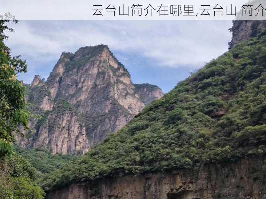 云台山简介在哪里,云台山 简介