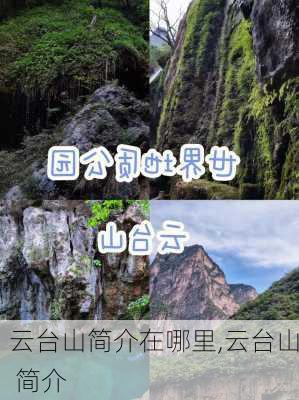 云台山简介在哪里,云台山 简介