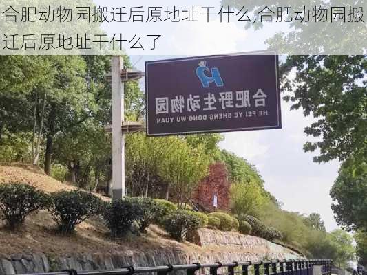 合肥动物园搬迁后原地址干什么,合肥动物园搬迁后原地址干什么了