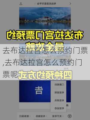 去布达拉宫怎么预约门票,去布达拉宫怎么预约门票呢