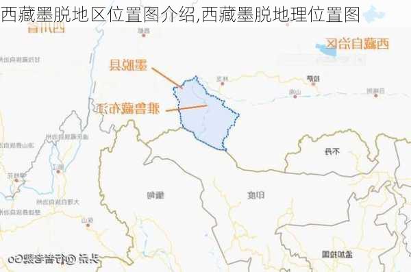 西藏墨脱地区位置图介绍,西藏墨脱地理位置图