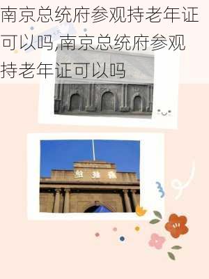 南京总统府参观持老年证可以吗,南京总统府参观持老年证可以吗