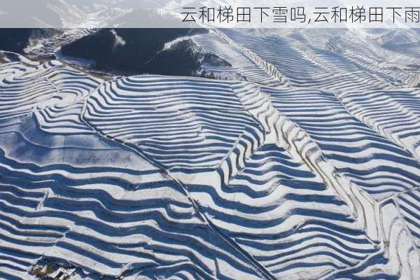 云和梯田下雪吗,云和梯田下雨