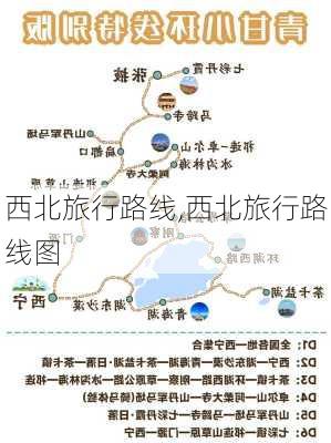 西北旅行路线,西北旅行路线图