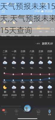 天气预报未来15天,天气预报未来15天查询