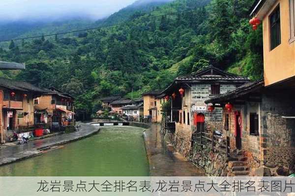 龙岩景点大全排名表,龙岩景点大全排名表图片