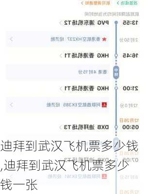 迪拜到武汉飞机票多少钱,迪拜到武汉飞机票多少钱一张