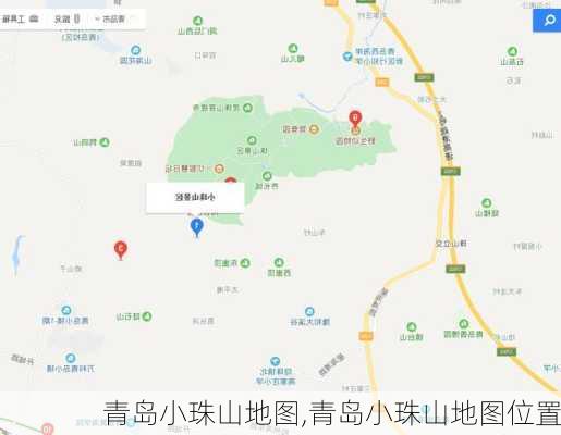 青岛小珠山地图,青岛小珠山地图位置