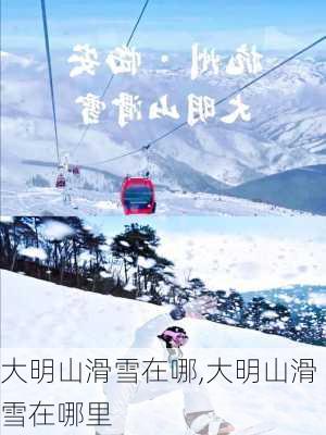 大明山滑雪在哪,大明山滑雪在哪里