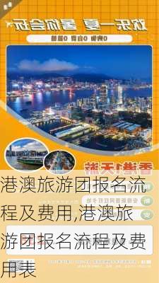 港澳旅游团报名流程及费用,港澳旅游团报名流程及费用表