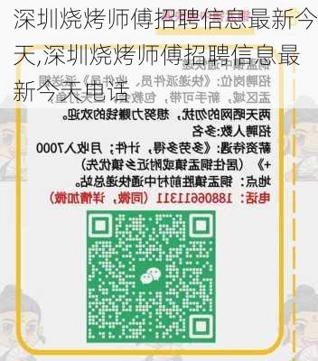 深圳烧烤师傅招聘信息最新今天,深圳烧烤师傅招聘信息最新今天电话