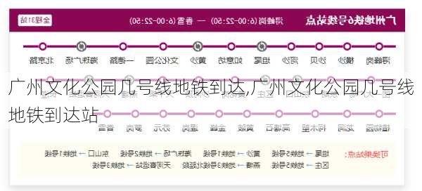 广州文化公园几号线地铁到达,广州文化公园几号线地铁到达站