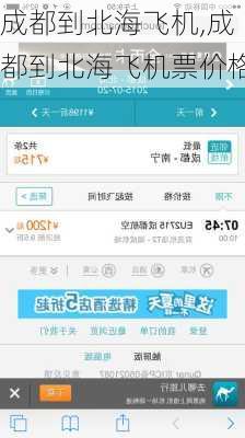 成都到北海飞机,成都到北海飞机票价格