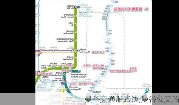 曼谷交通船路线,曼谷公交船