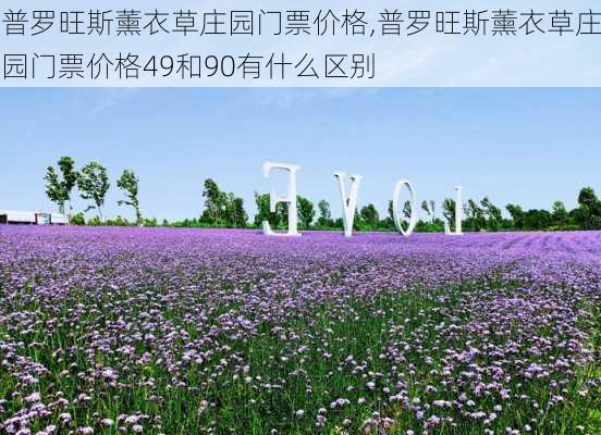 普罗旺斯薰衣草庄园门票价格,普罗旺斯薰衣草庄园门票价格49和90有什么区别