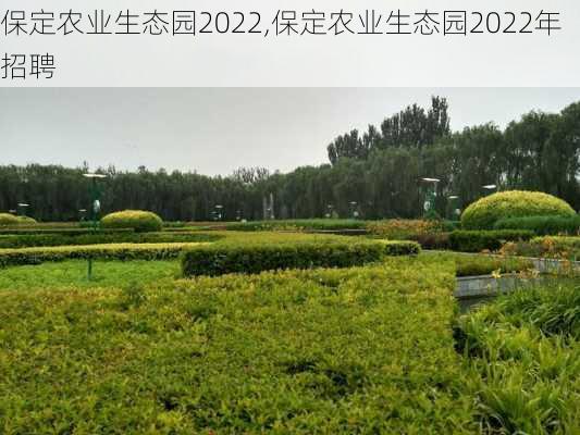 保定农业生态园2022,保定农业生态园2022年招聘