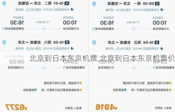 北京到日本东京机票,北京到日本东京机票价