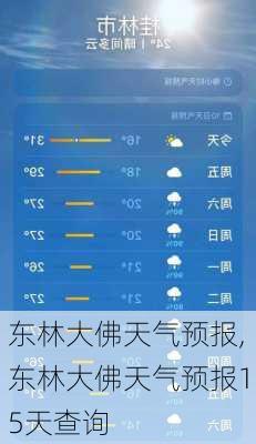 东林大佛天气预报,东林大佛天气预报15天查询