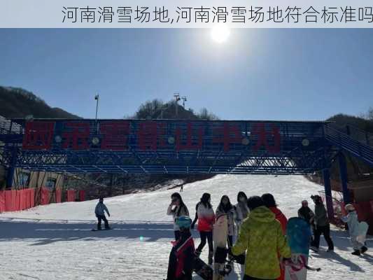 河南滑雪场地,河南滑雪场地符合标准吗