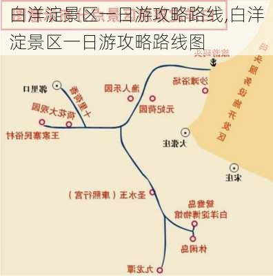 白洋淀景区一日游攻略路线,白洋淀景区一日游攻略路线图