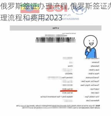 俄罗斯签证办理流程,俄罗斯签证办理流程和费用2023