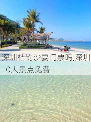 深圳桔钓沙要门票吗,深圳10大景点免费