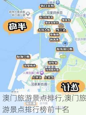 澳门旅游景点排行,澳门旅游景点排行榜前十名