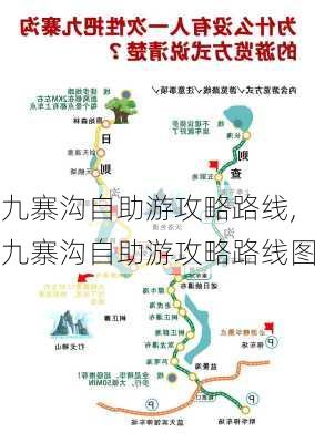 九寨沟自助游攻略路线,九寨沟自助游攻略路线图