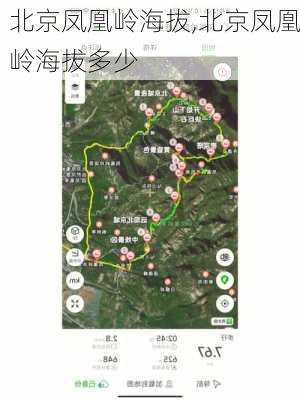 北京凤凰岭海拔,北京凤凰岭海拔多少