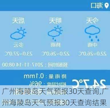 广州海陵岛天气预报30天查询,广州海陵岛天气预报30天查询结果