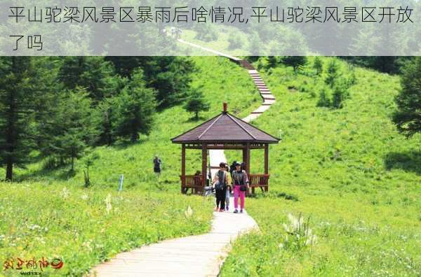 平山驼梁风景区暴雨后啥情况,平山驼梁风景区开放了吗