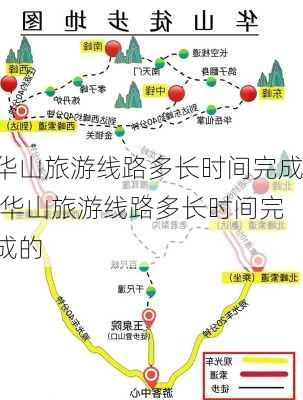 华山旅游线路多长时间完成,华山旅游线路多长时间完成的