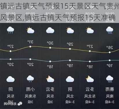 镇远古镇天气预报15天景区天气贵州风景区,镇远古镇天气预报15天准确