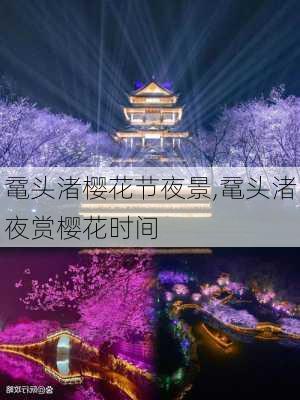 鼋头渚樱花节夜景,鼋头渚夜赏樱花时间