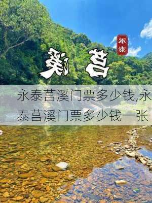 永泰莒溪门票多少钱,永泰莒溪门票多少钱一张