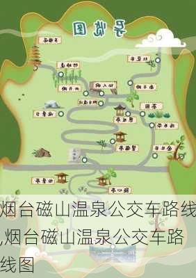 烟台磁山温泉公交车路线,烟台磁山温泉公交车路线图