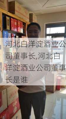 河北白洋淀酒业公司董事长,河北白洋淀酒业公司董事长是谁