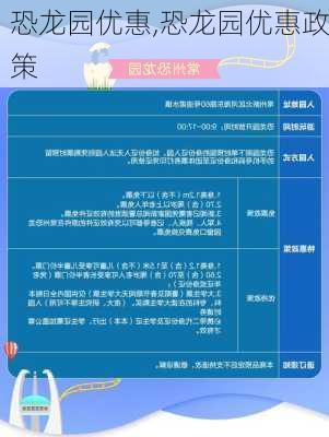 恐龙园优惠,恐龙园优惠政策