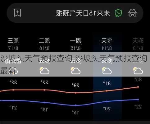 沙坡头天气预报查询,沙坡头天气预报查询最新